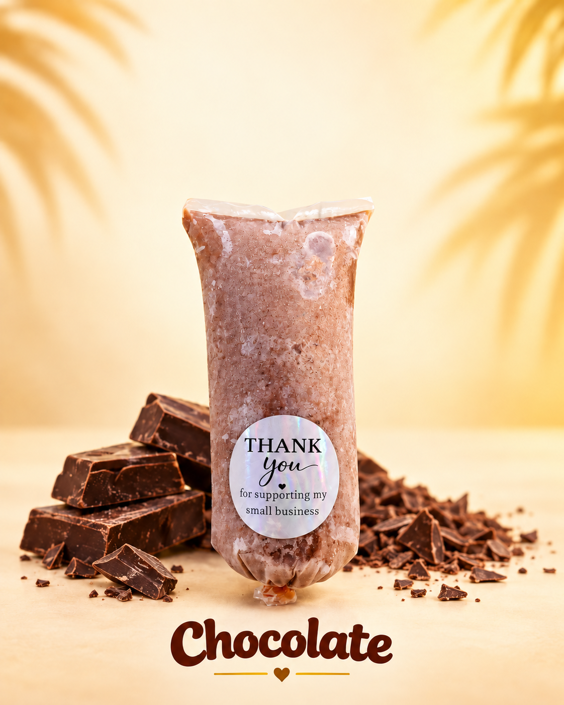 Paleta de chocolate de Delicias del Sol
