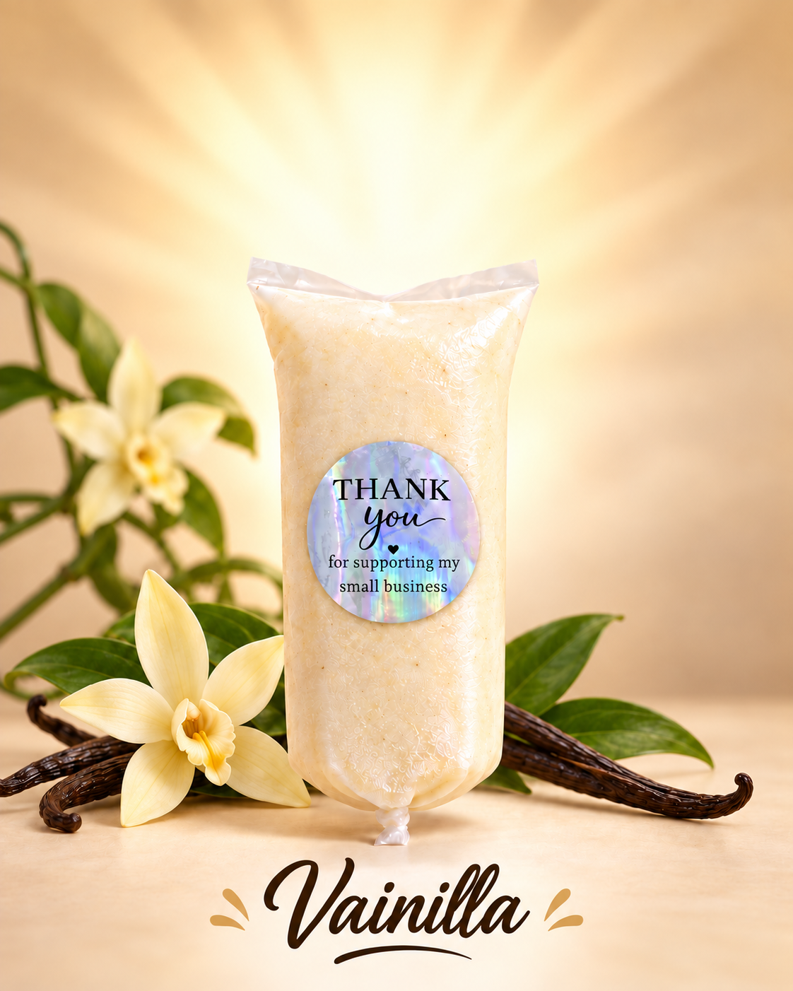 Paleta de vainilla de Delicias del Sol